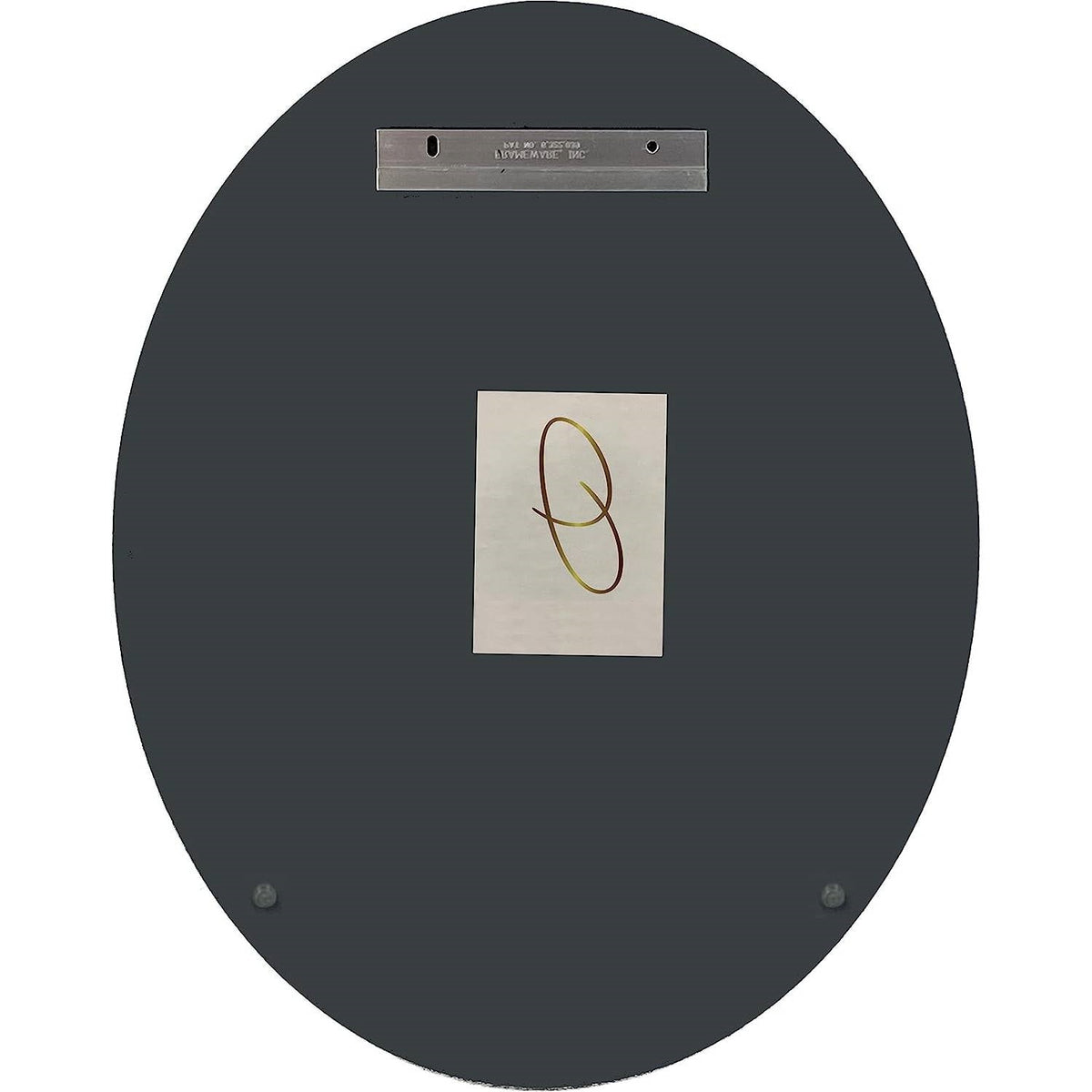 Oval 36 x 24-inch Beveled Bathroom Living Room Vanity