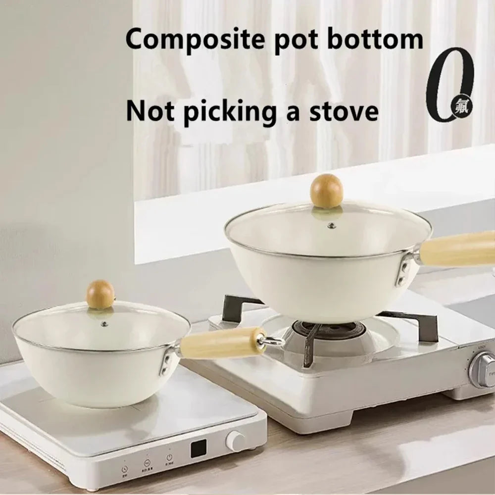 Mini Ceramic Non-Stick Frying Pan Wok