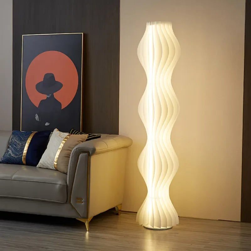 Modern Nordic Grass Skirts LED Floor Lamps Living Room Bedroom Lighting