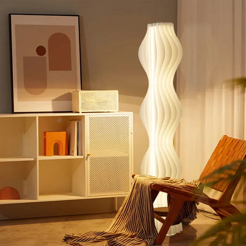 Modern Nordic Grass Skirts LED Floor Lamps Living Room Bedroom Lighting