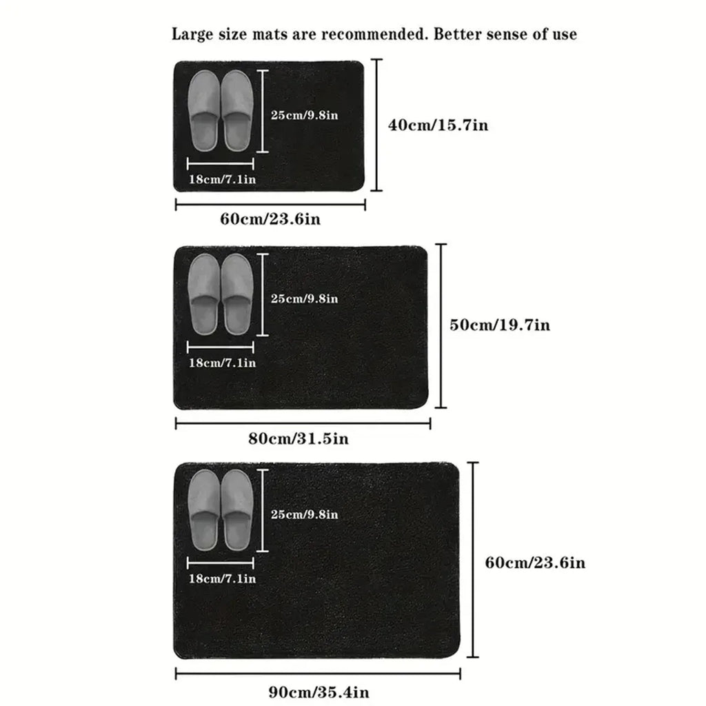 Absorbent Floor Mat Non Slip Bath Mat