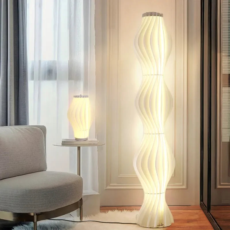 Modern Nordic Grass Skirts LED Floor Lamps Living Room Bedroom Lighting