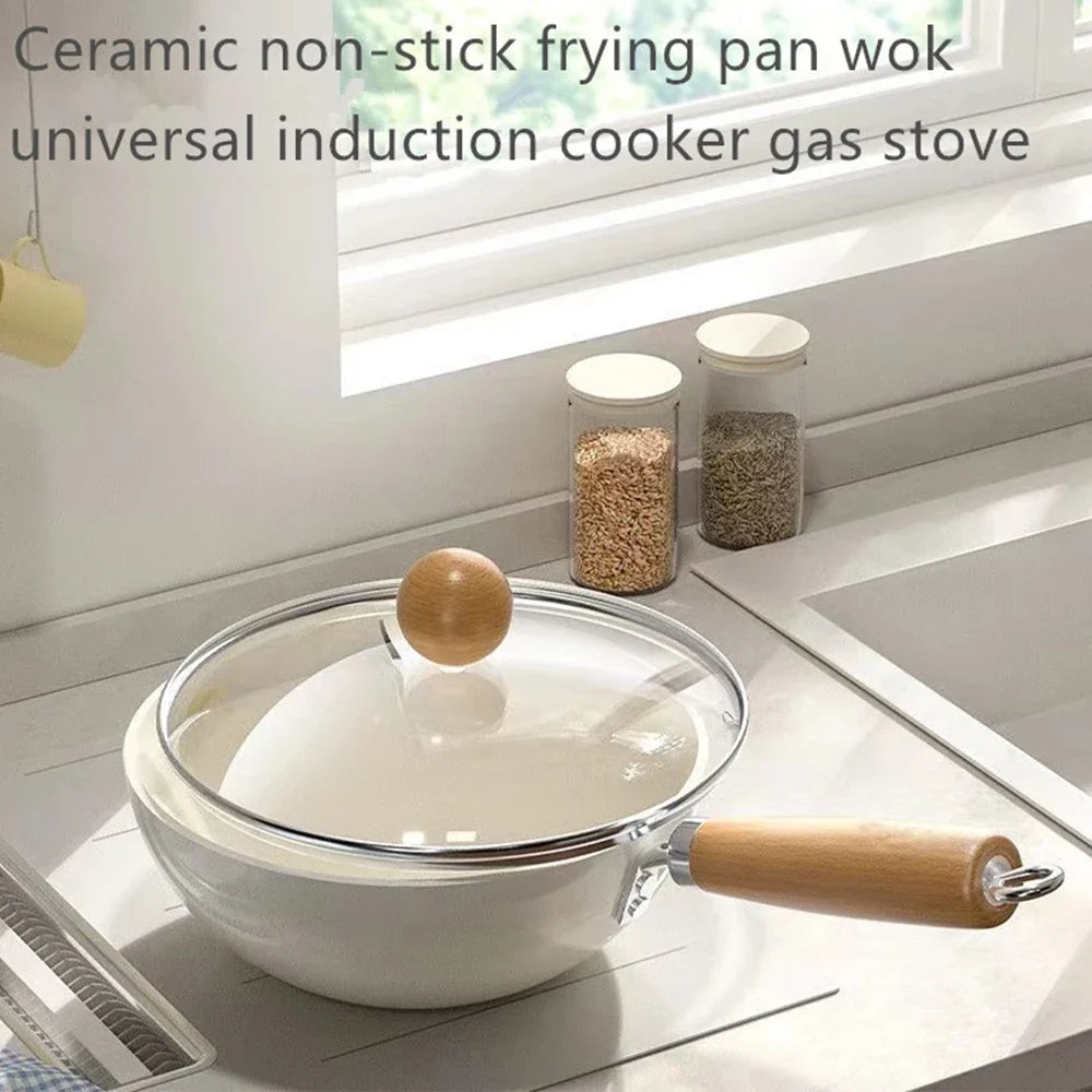 Mini Ceramic Non-Stick Frying Pan Wok