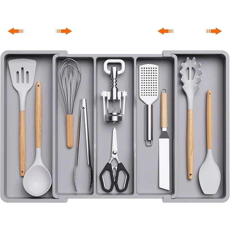 Expandable Utensil Organizer for Kitchen Drawers