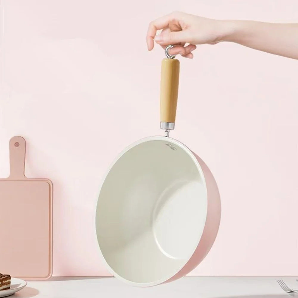 Mini Ceramic Non-Stick Frying Pan Wok