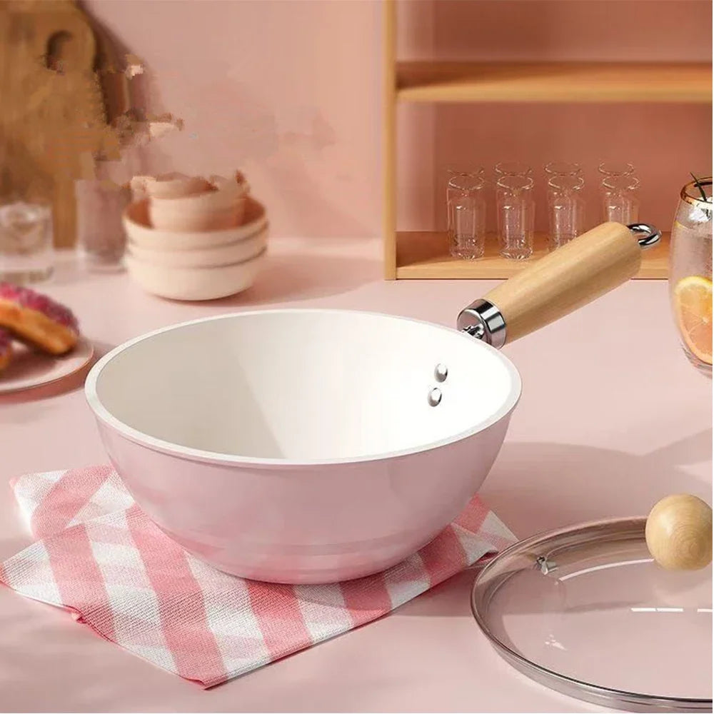 Mini Ceramic Non-Stick Frying Pan Wok