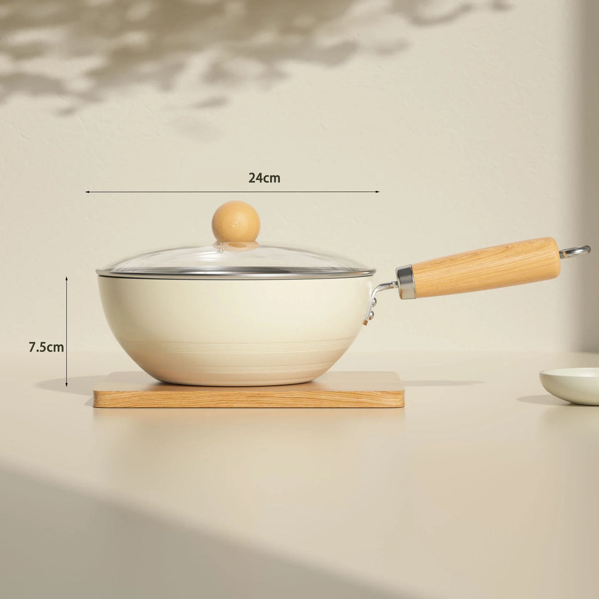 Mini Ceramic Non-Stick Frying Pan Wok