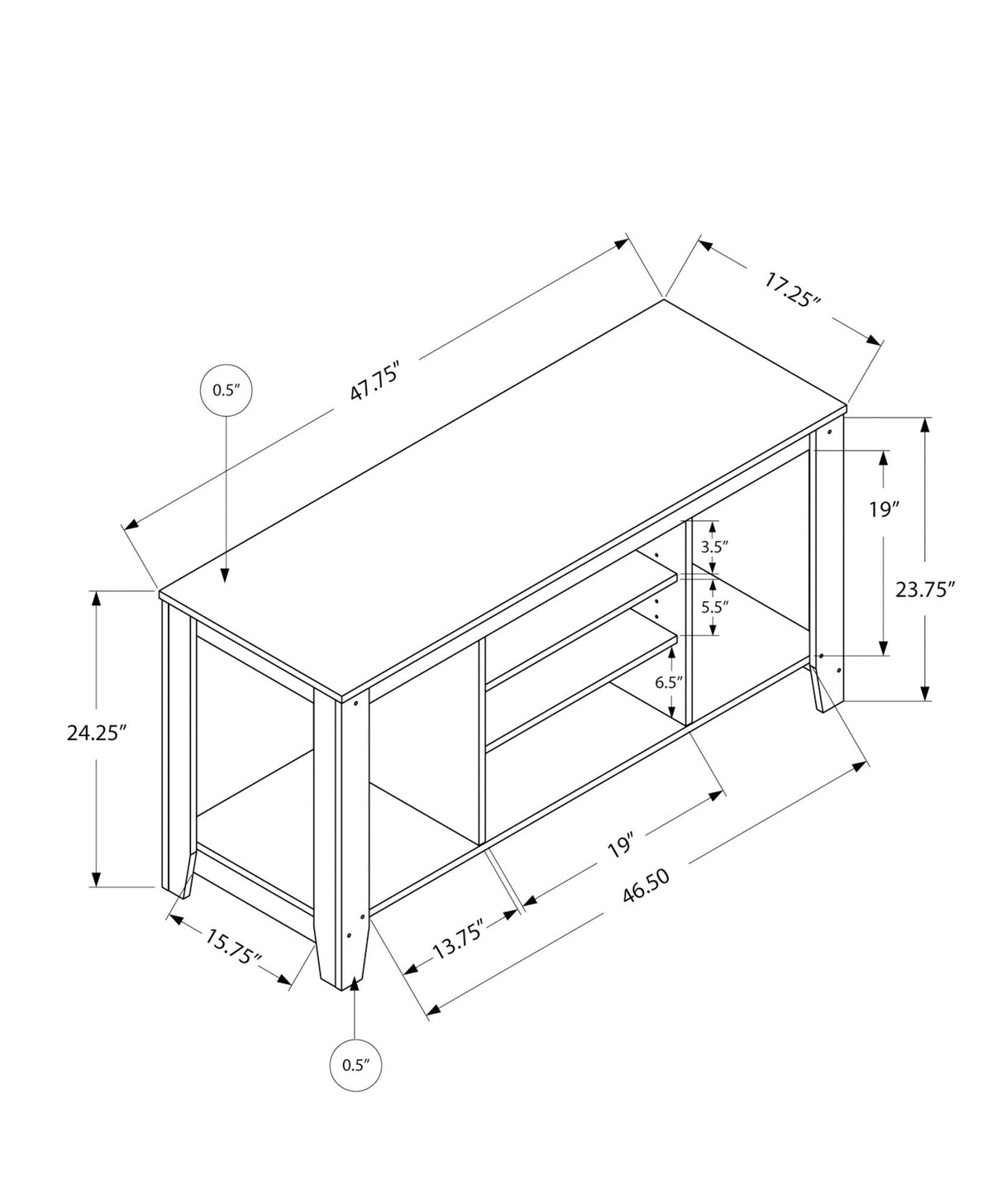 TV Stand, Console, Media Entertainment Center