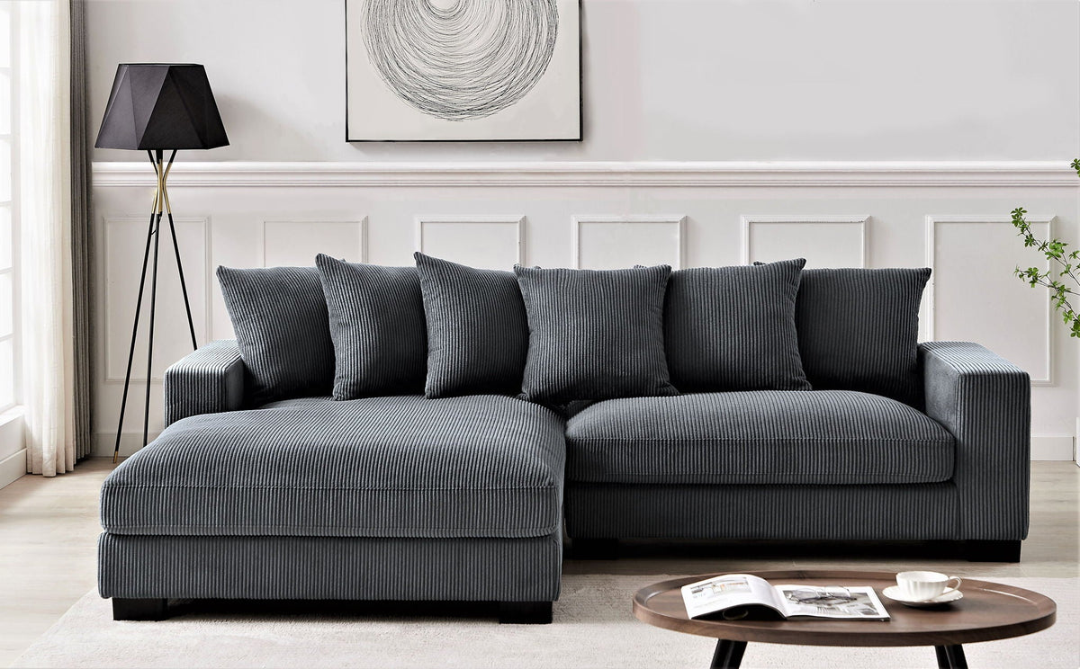 Luxe - Oversized 2 Piece L Shaped Sofa With Chaise