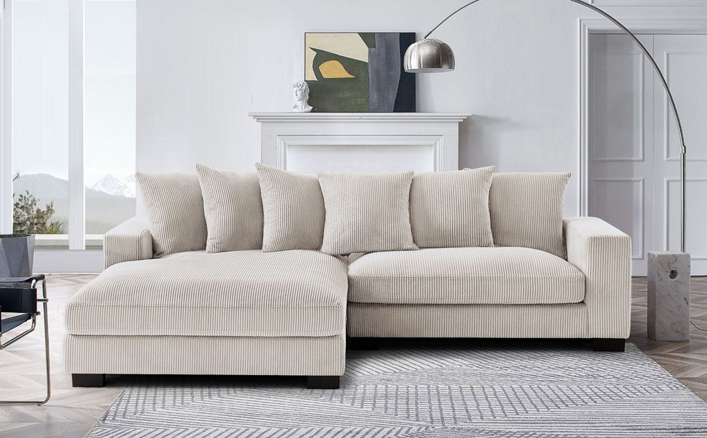 Luxe - Oversized 2 Piece L Shaped Sofa With Chaise
