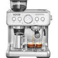 Espresso Machine with Grinder,  Espresso Coffee Maker with Milk Frother
