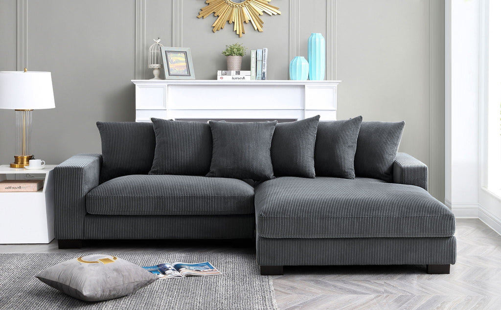 Luxe - Oversized 2 Piece L Shaped Sofa With Chaise