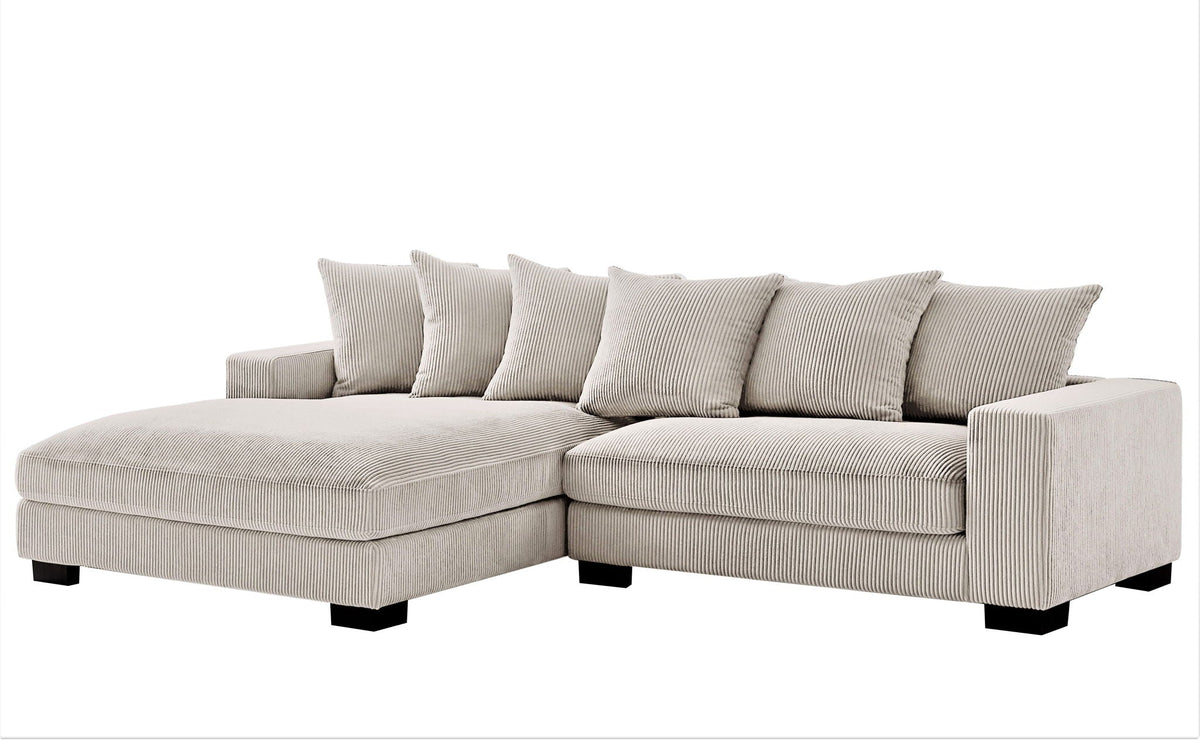 Luxe - Oversized 2 Piece L Shaped Sofa With Chaise