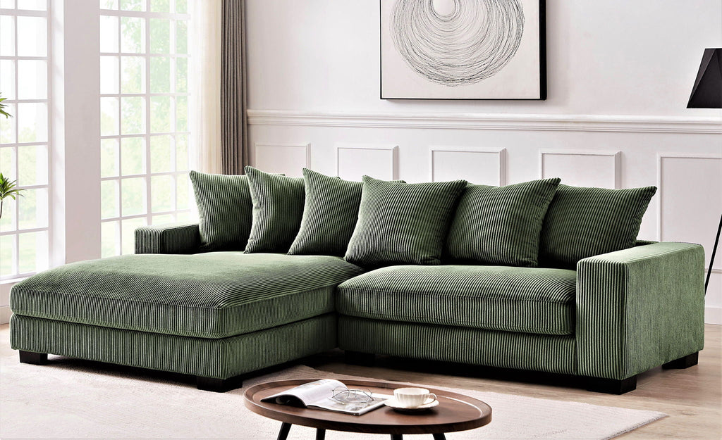 Luxe - Oversized 2 Piece L Shaped Sofa With Chaise