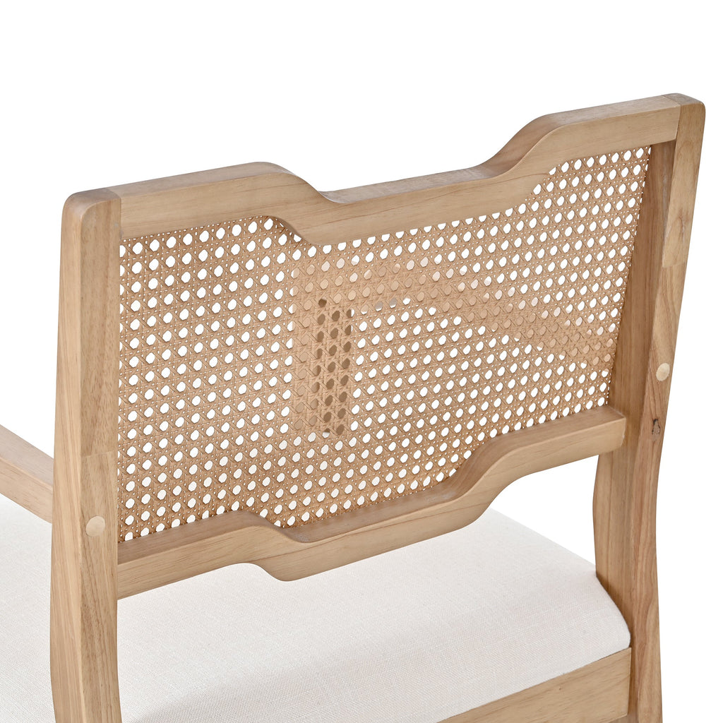 Farmhouse Dining Chairs Set of 2, Upholstered Kitchen Chairs