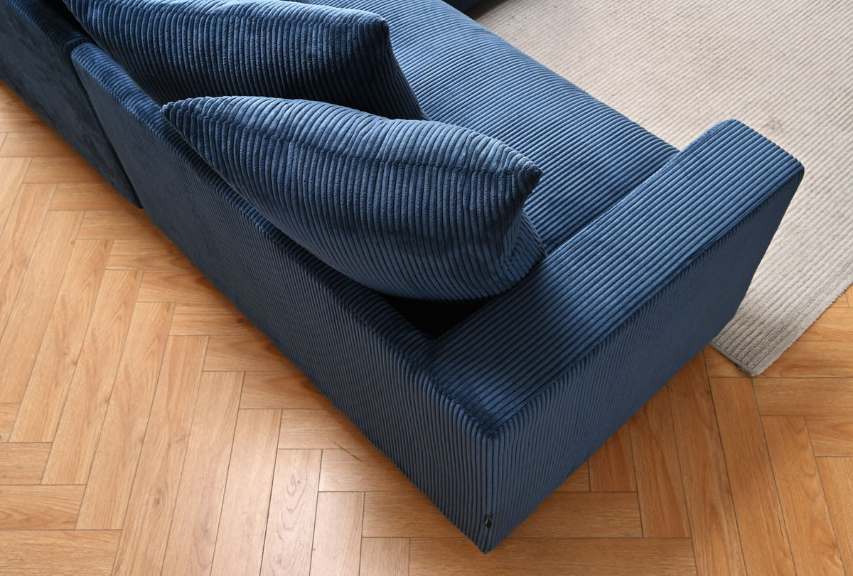 Luxe - Oversized 2 Piece L Shaped Sofa With Chaise