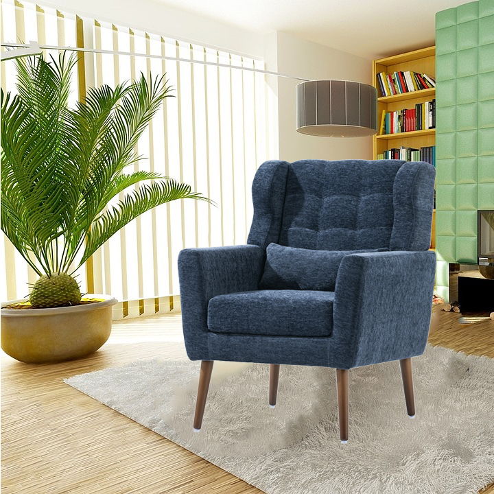 Modern Accent Chair, Arm Chairs For Living Room