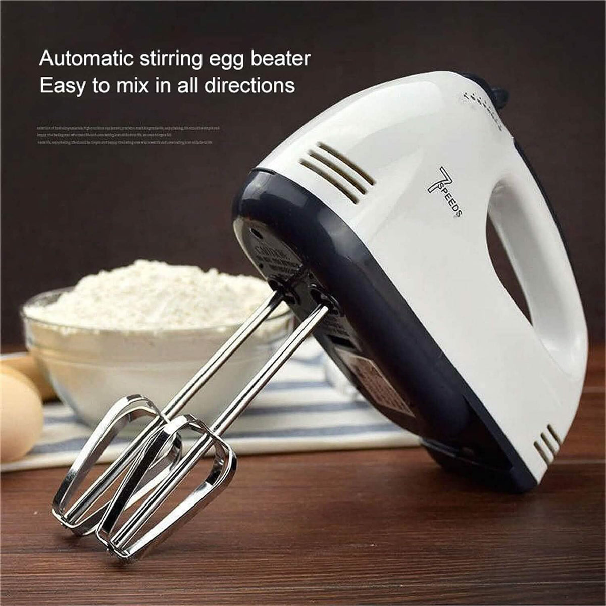 Electric Hand Mixer with 4 Mixing Rods