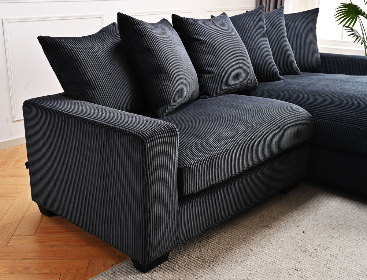 Luxe - Oversized 2 Piece L Shaped Sofa With Chaise