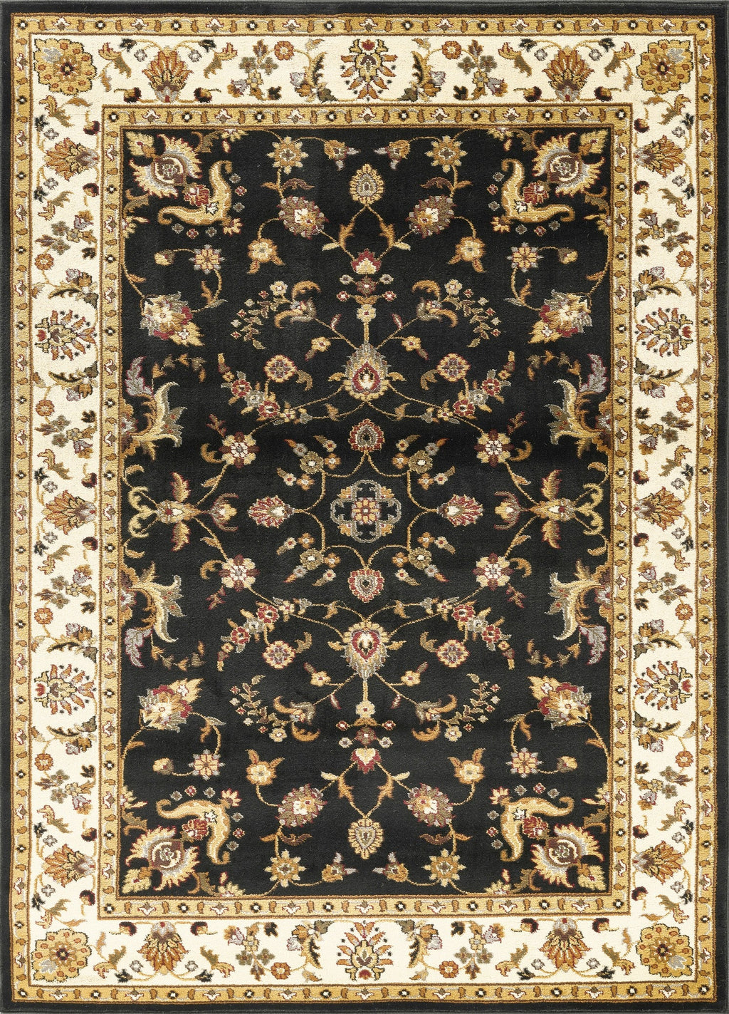 Classic GC_VIN5007 Black Area Rug