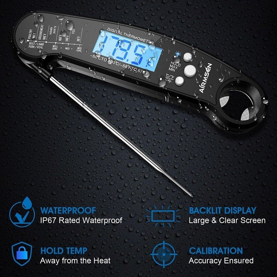 Food Kitchen Thermometer For Barbecue Grill Thermometer Waterproof