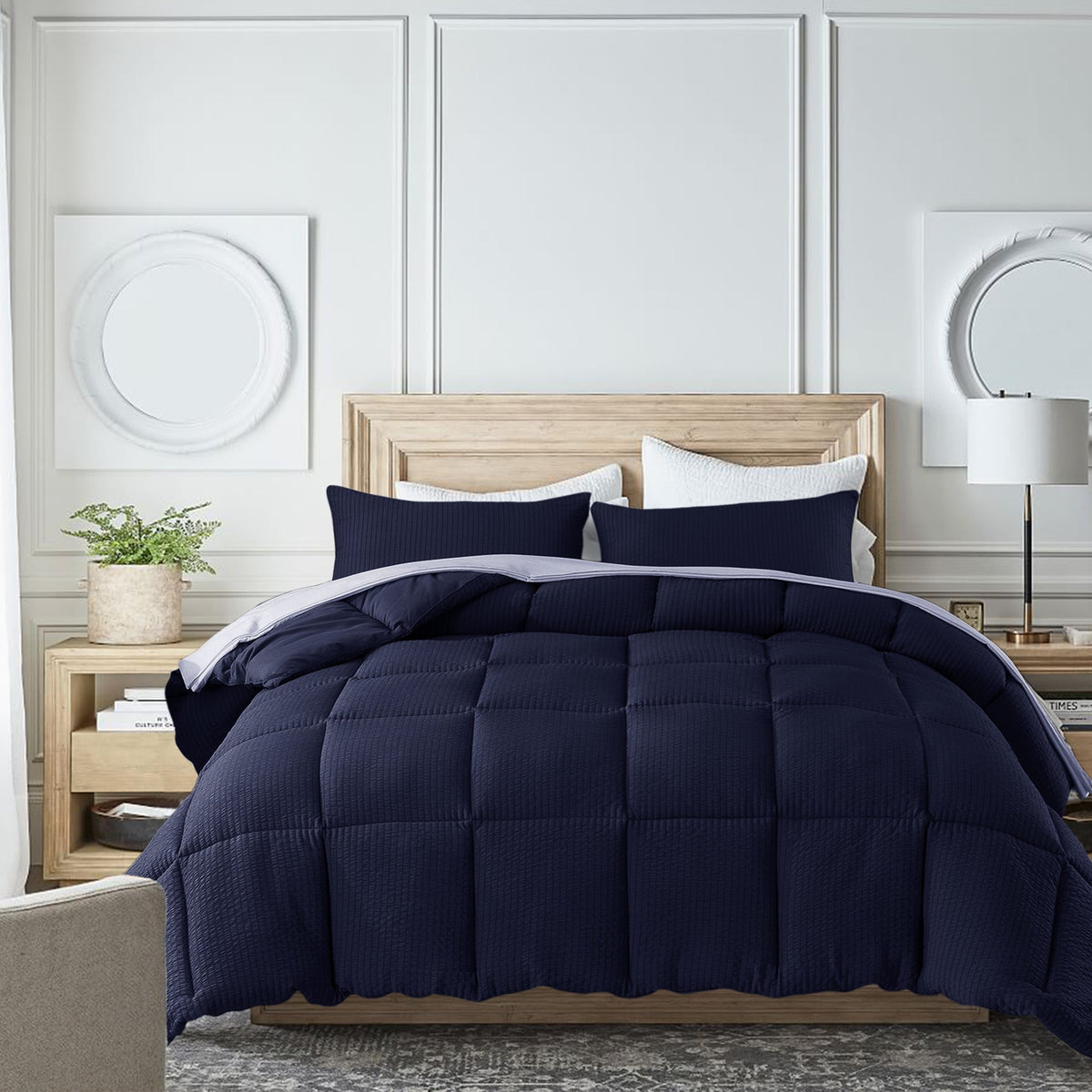 Kasentex Reversible All-Season Comforter Twin/Queen/King
