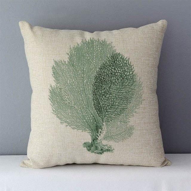 Plants Life Trees Printed Cozy Cushion For Couch Seat Back