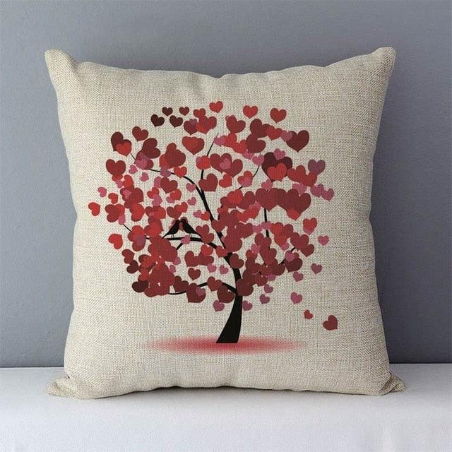 Plants Life Trees Printed Cozy Cushion For Couch Seat Back