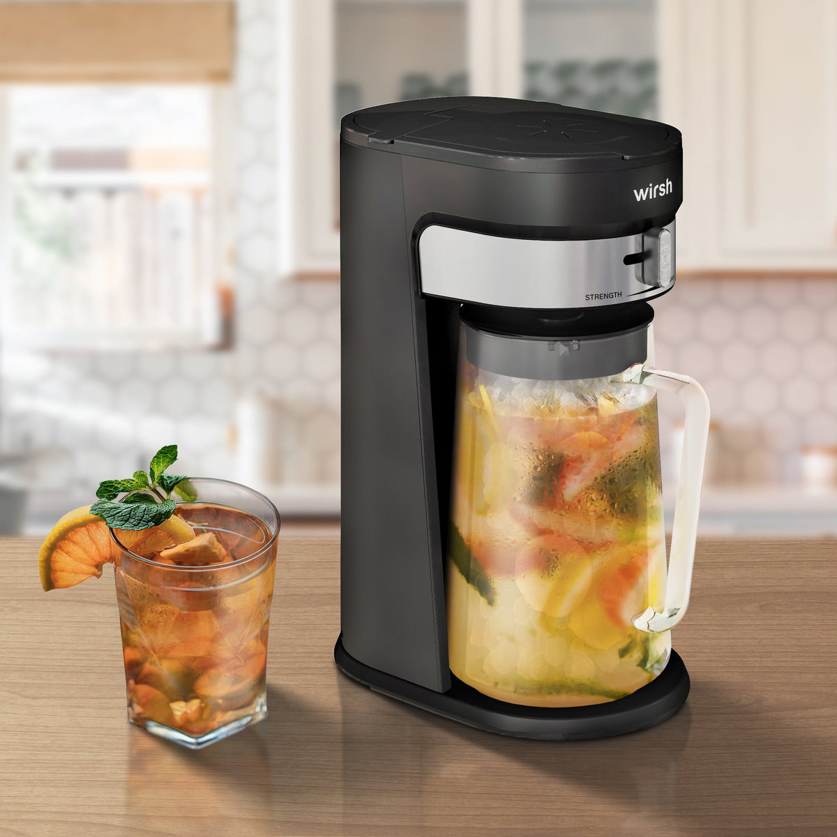 Iced Coffee Maker,  Iced Tea Maker with 85 Ounce Pitcher