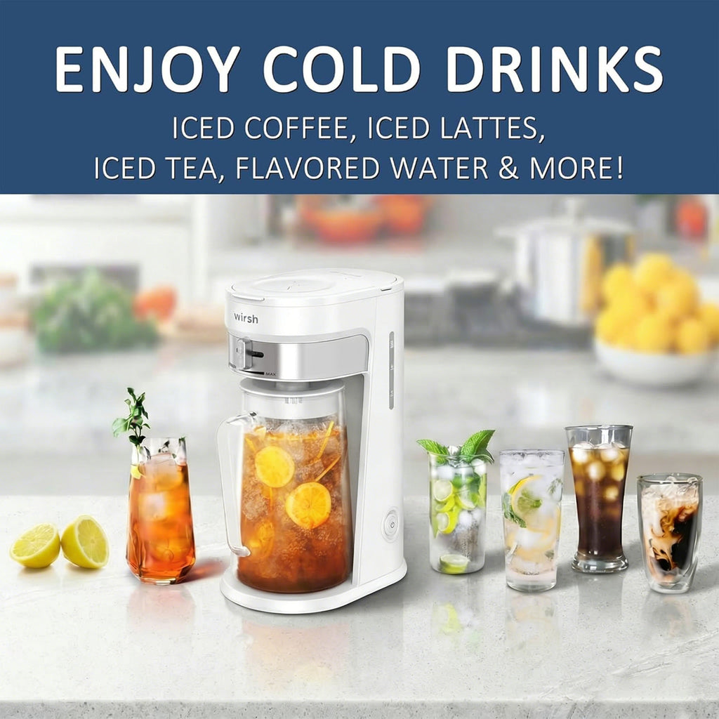 Iced Coffee Maker,  Iced Tea Maker with 85 Ounce Pitcher